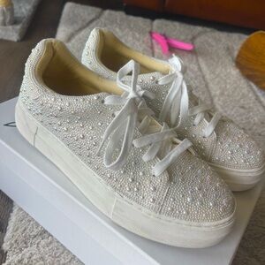 Betsey Johnson Pearl Sneakers